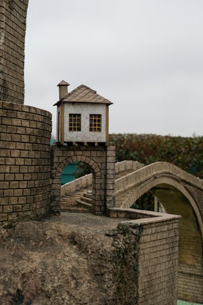 Miniatur-Brückenmodell